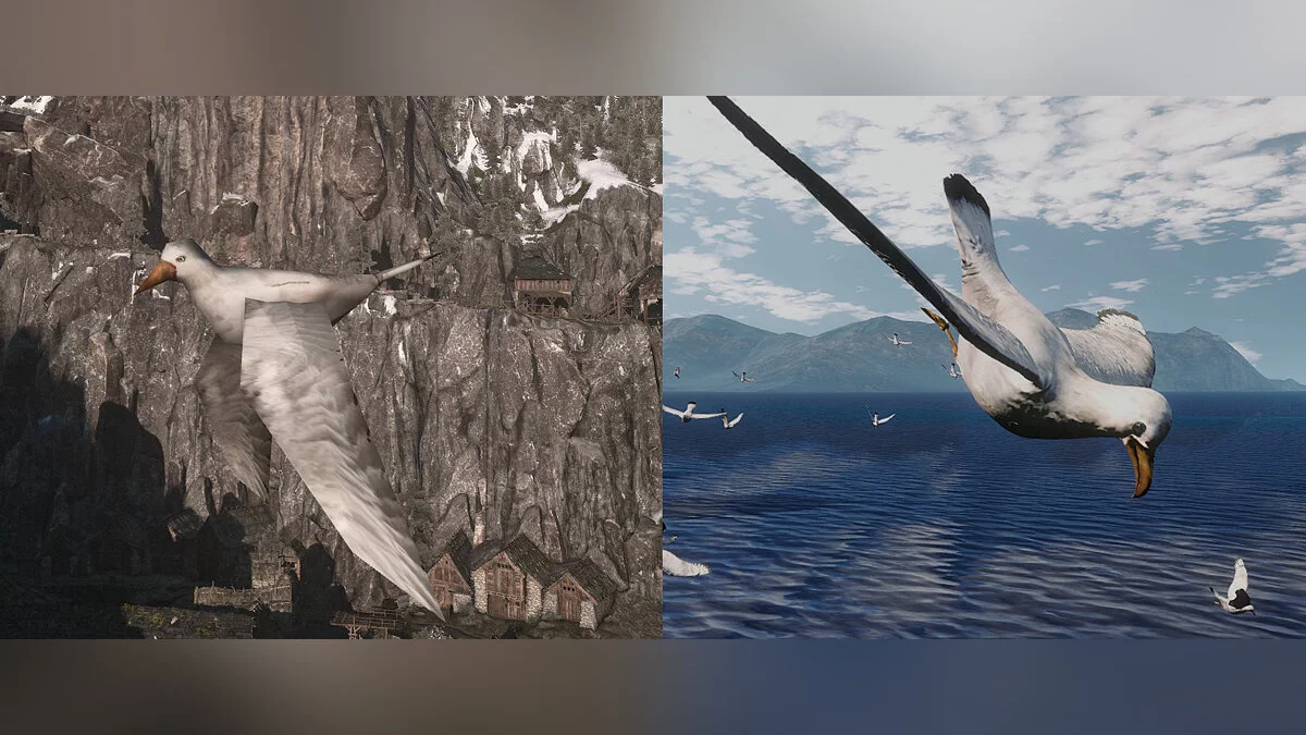 Переработанные модели и текстуры птиц (E3 HD Birds Reworked Project)