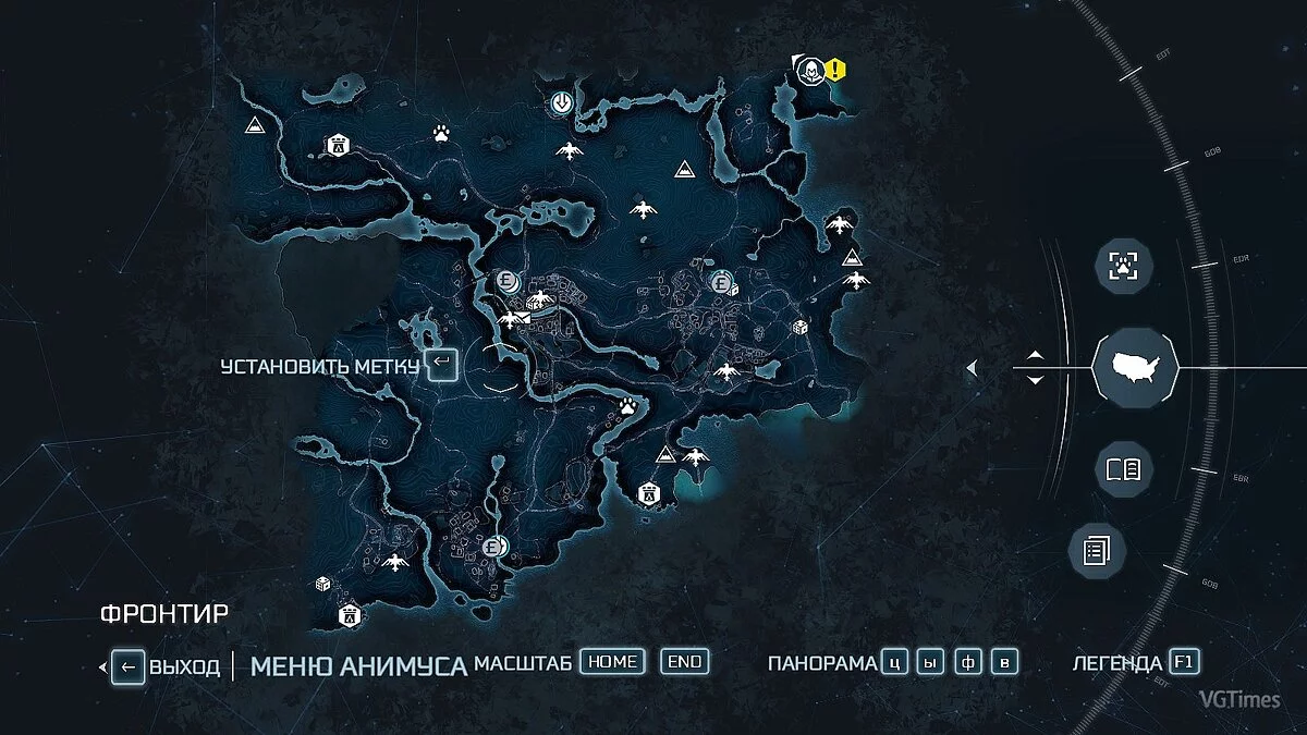 Assassin's Creed 3 — Сохранение / SaveGame (Фронтир и Бостон открыты на 100%. Сюжет после 4 главы. Все собрано)
