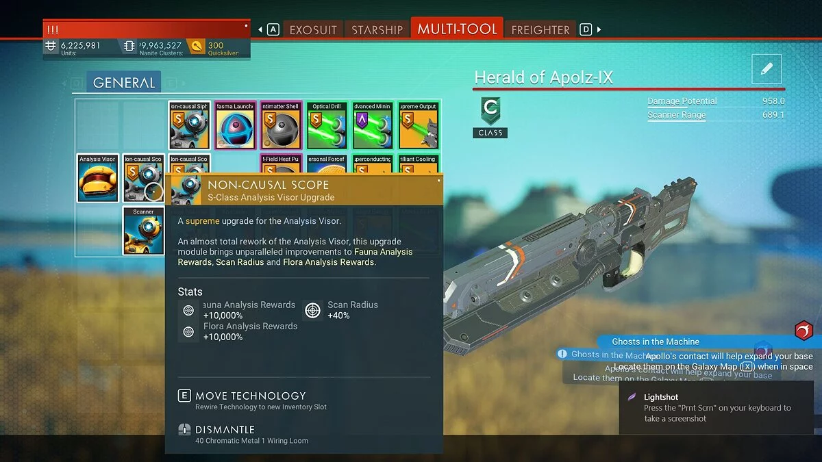 No Man's Sky — Повышение наград у модулей улучшения