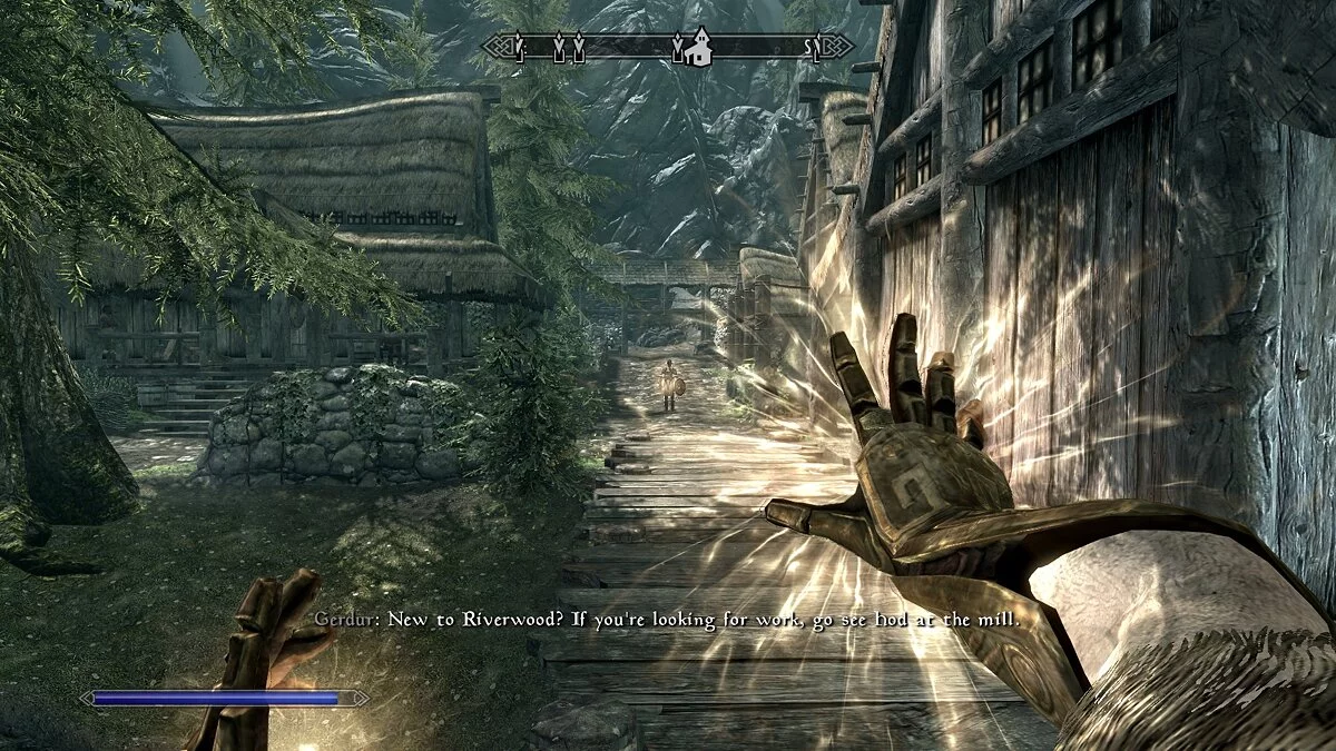 Elder Scrolls 5: Skyrim Special Edition — Заклинание-луч