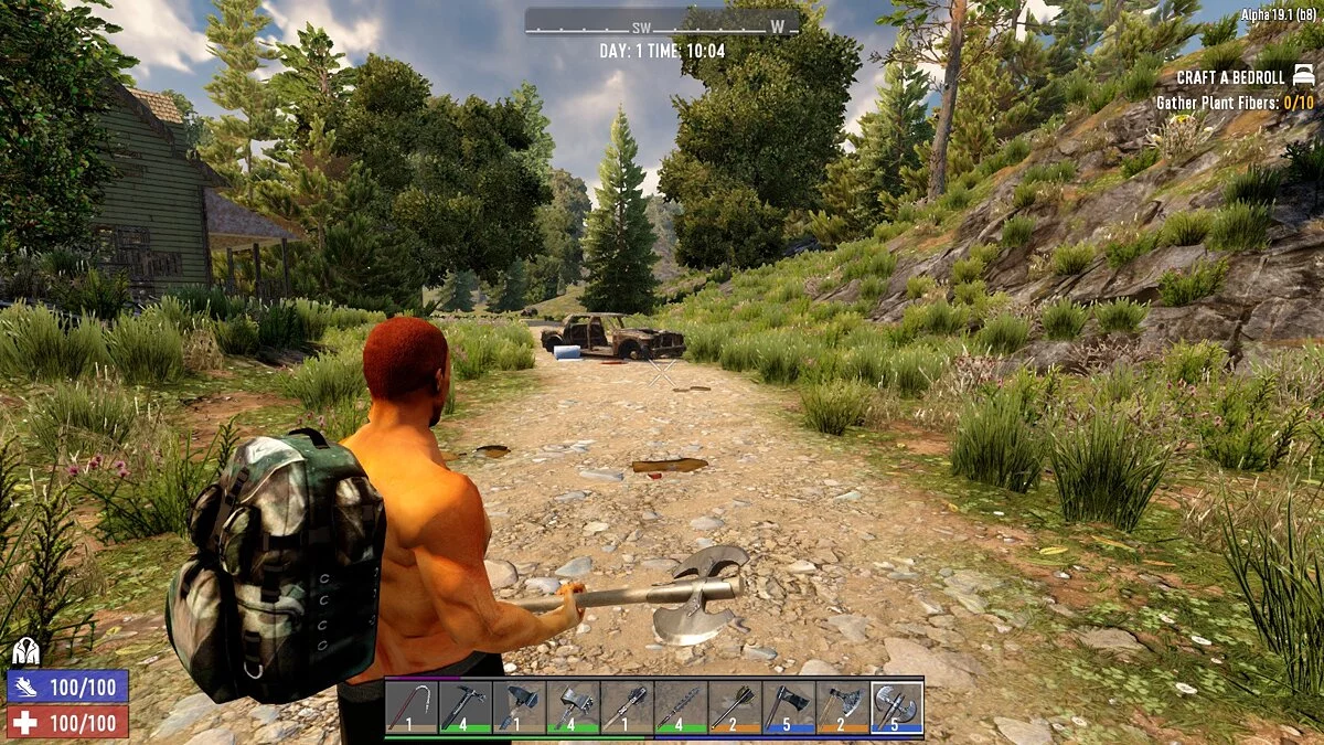 7 Days to Die — Новое оружие ближнего боя