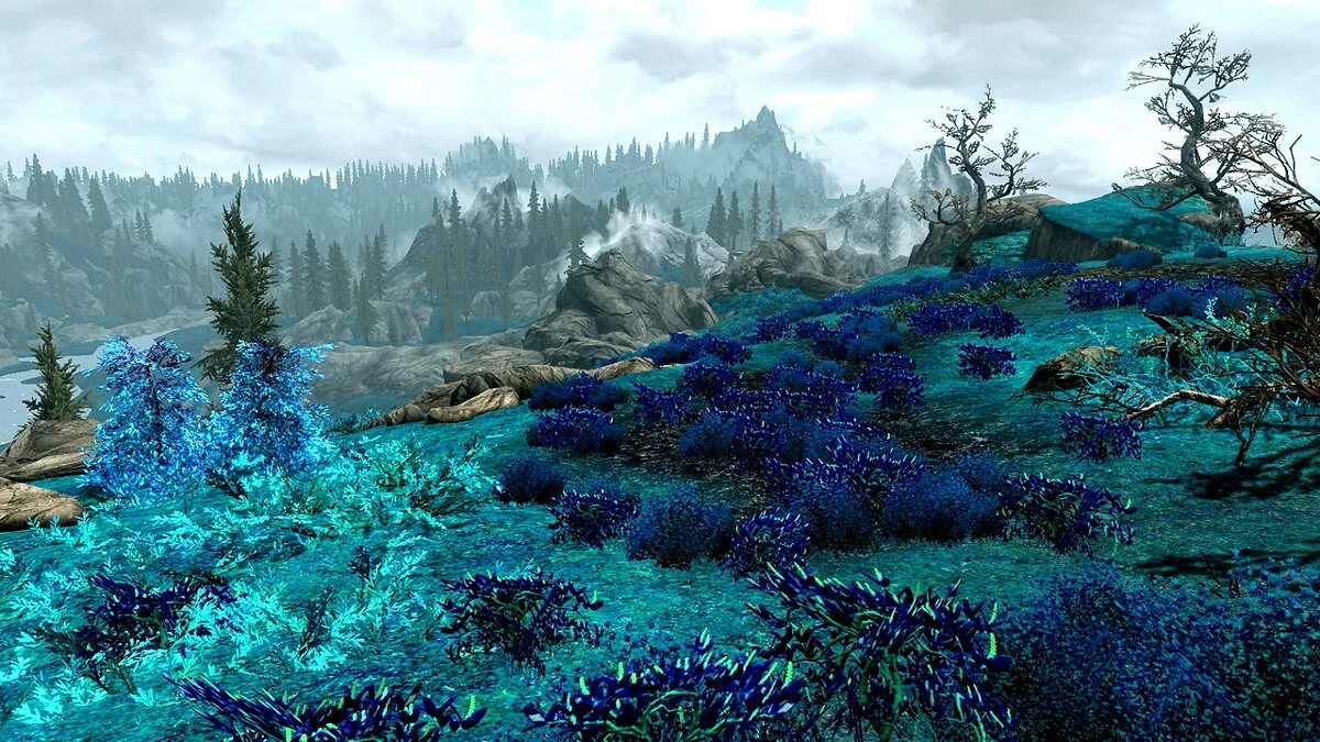 Elder Scrolls 5: Skyrim Special Edition —  Голубая трава
