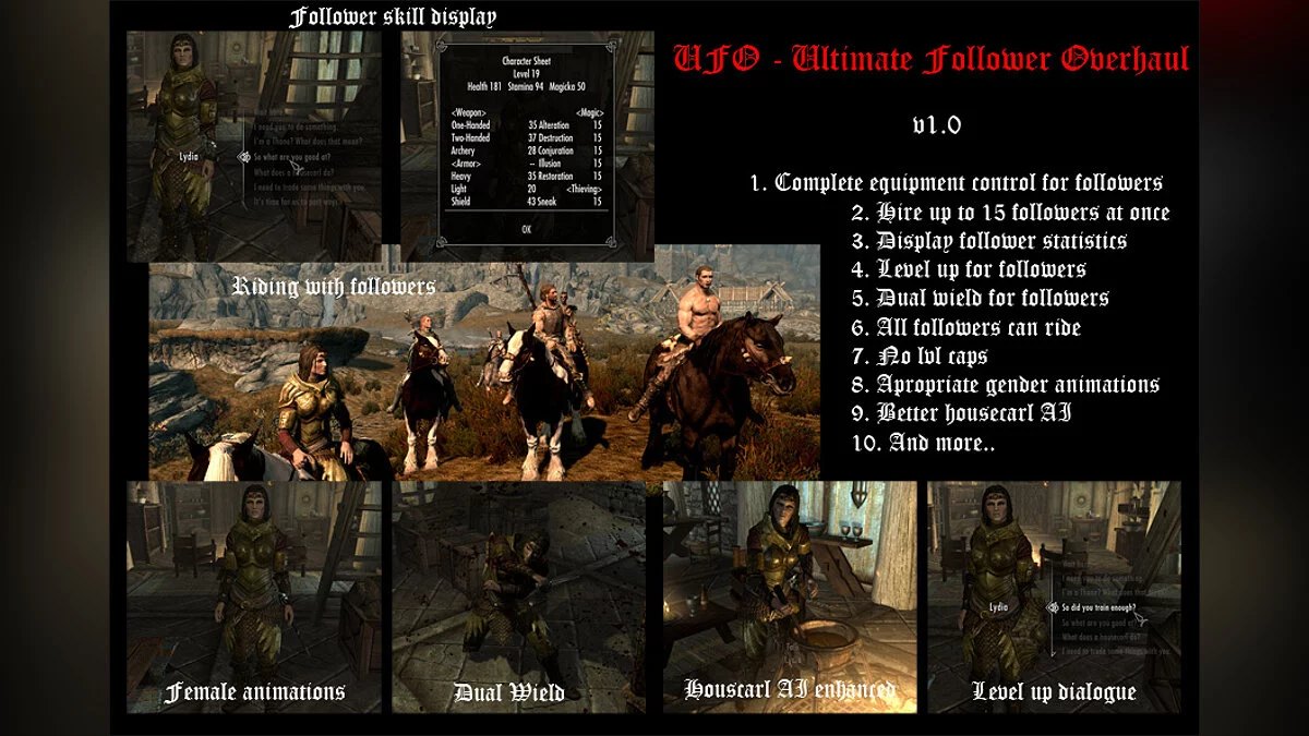 The Elder Scrolls 5: <span class="search_highlight">Skyrim</span> Legendary Edition — Перевод мода - «Улучшение системы последователей»
