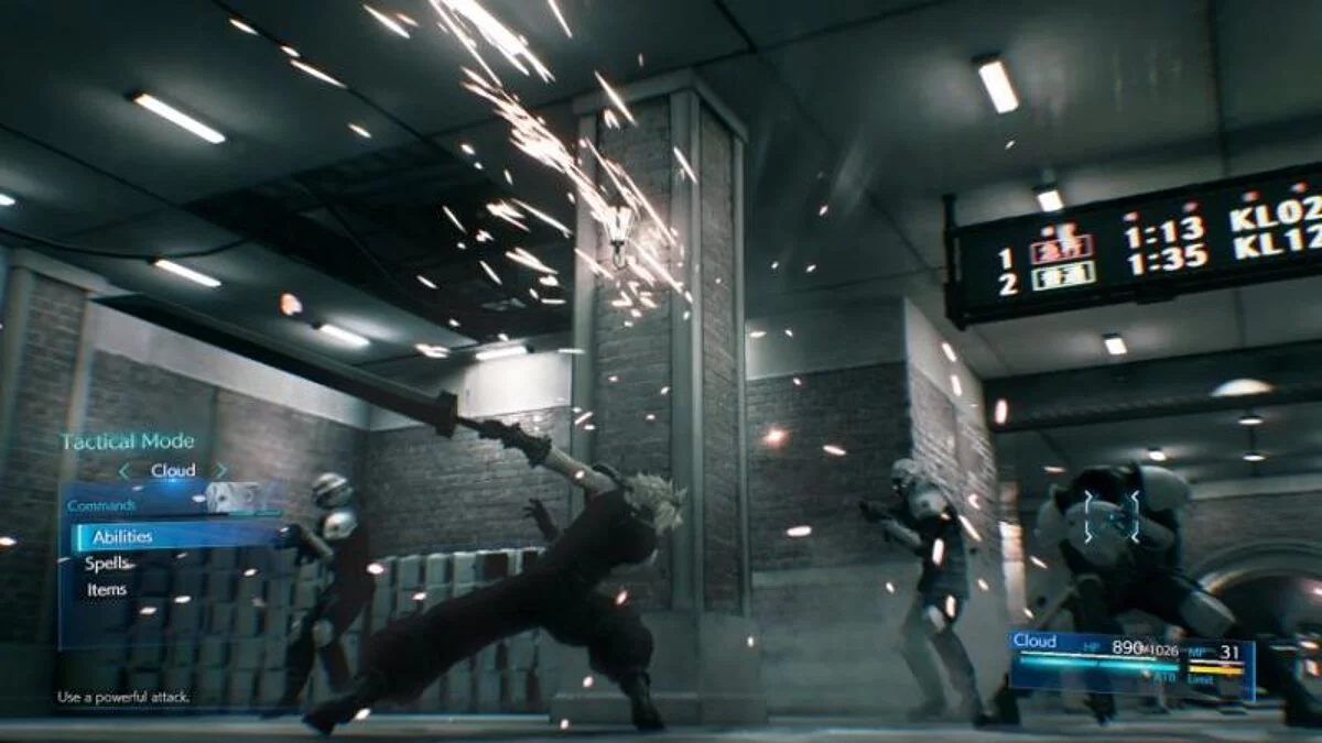 Final Fantasy VII Remake — Убрать замедление в режиме тактики