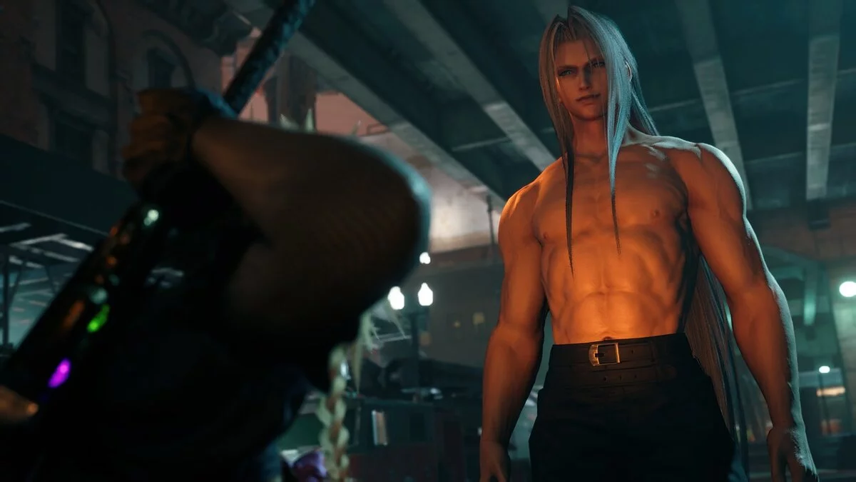 Final Fantasy VII Remake — Сефирот без рубашки