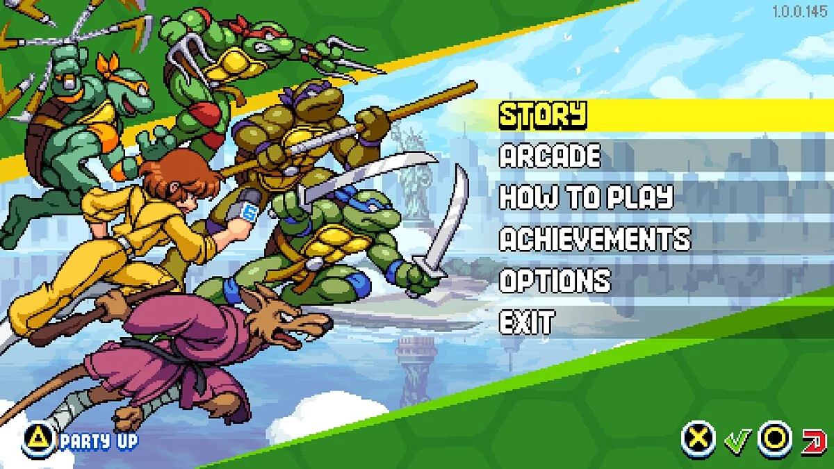 Teenage Mutant Ninja Turtles: Shredder's Revenge — Белые глаза