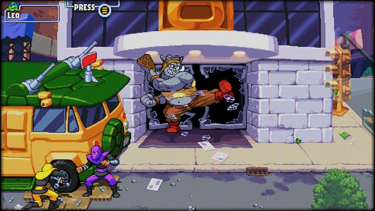 Teenage Mutant Ninja Turtles: Shredder's Revenge — Картинка как на старом телевизоре