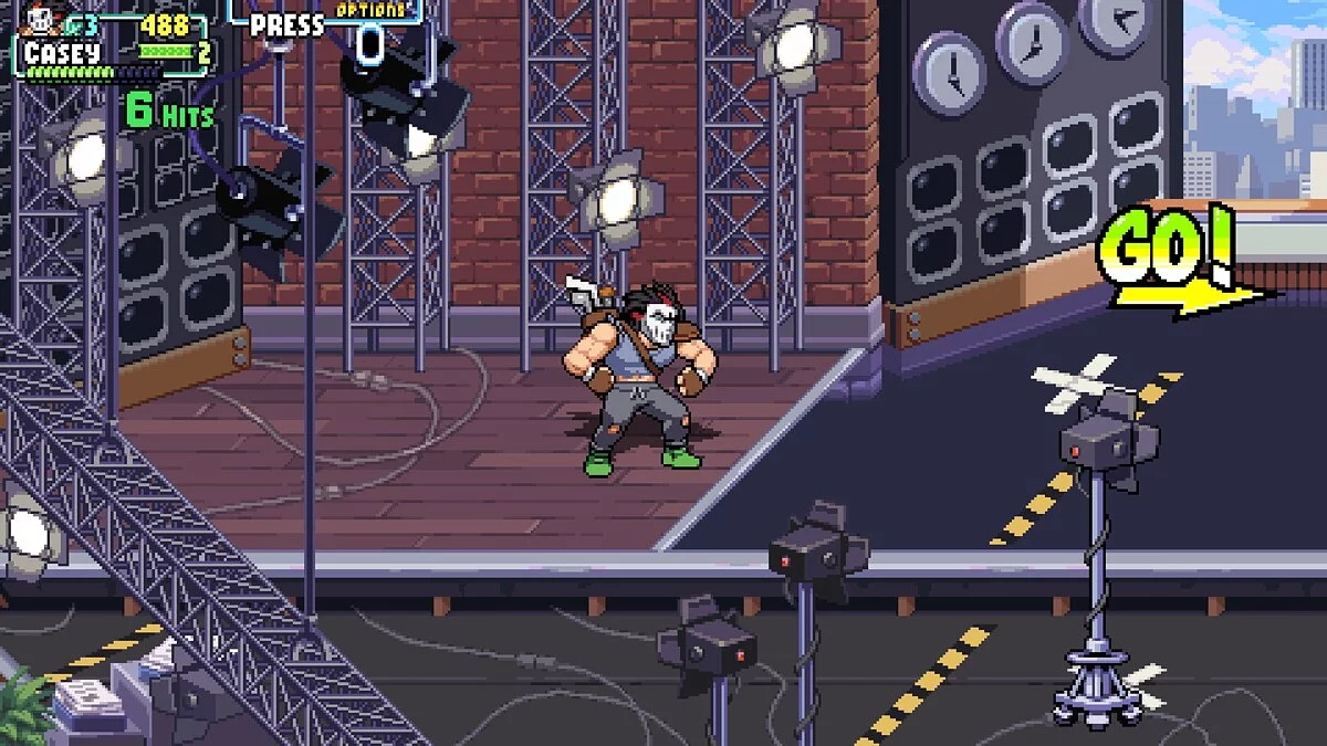 Teenage Mutant Ninja Turtles: Shredder's Revenge — Зеленая обувь для Кейси