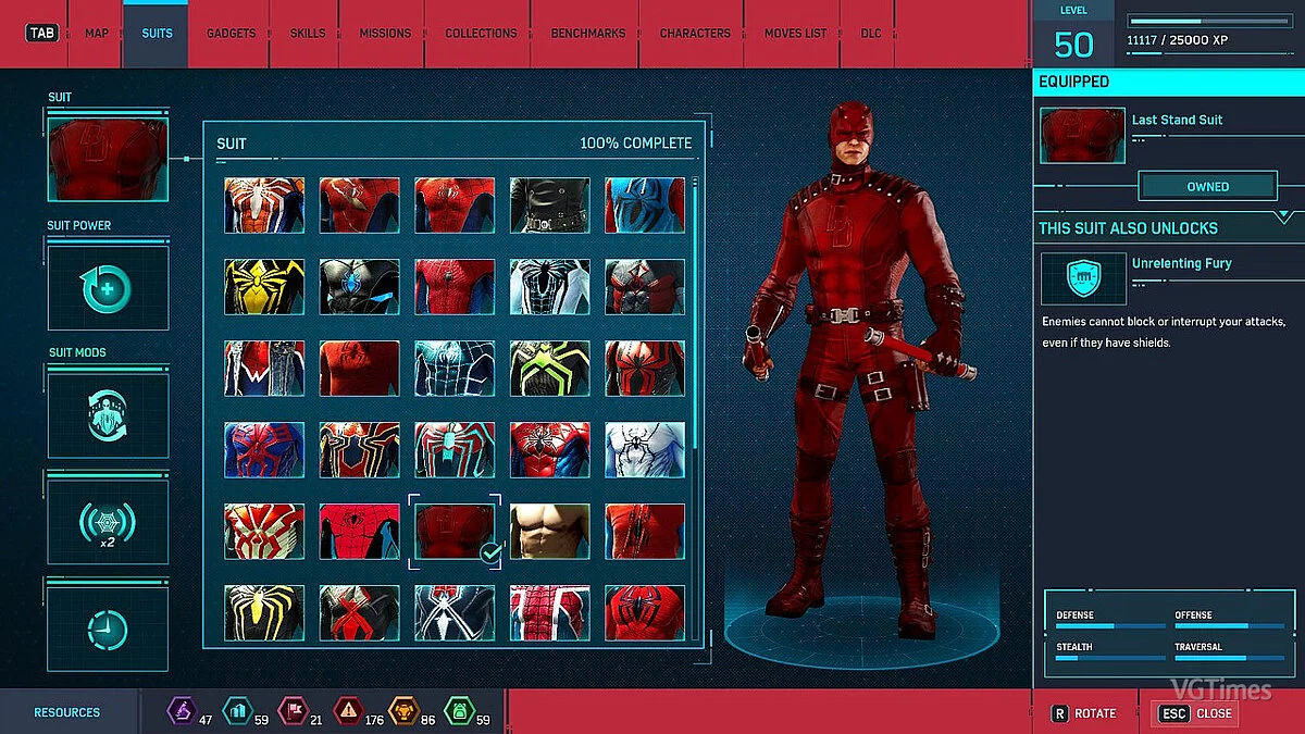 Сорвиголова из игры Marvel Future Revolution