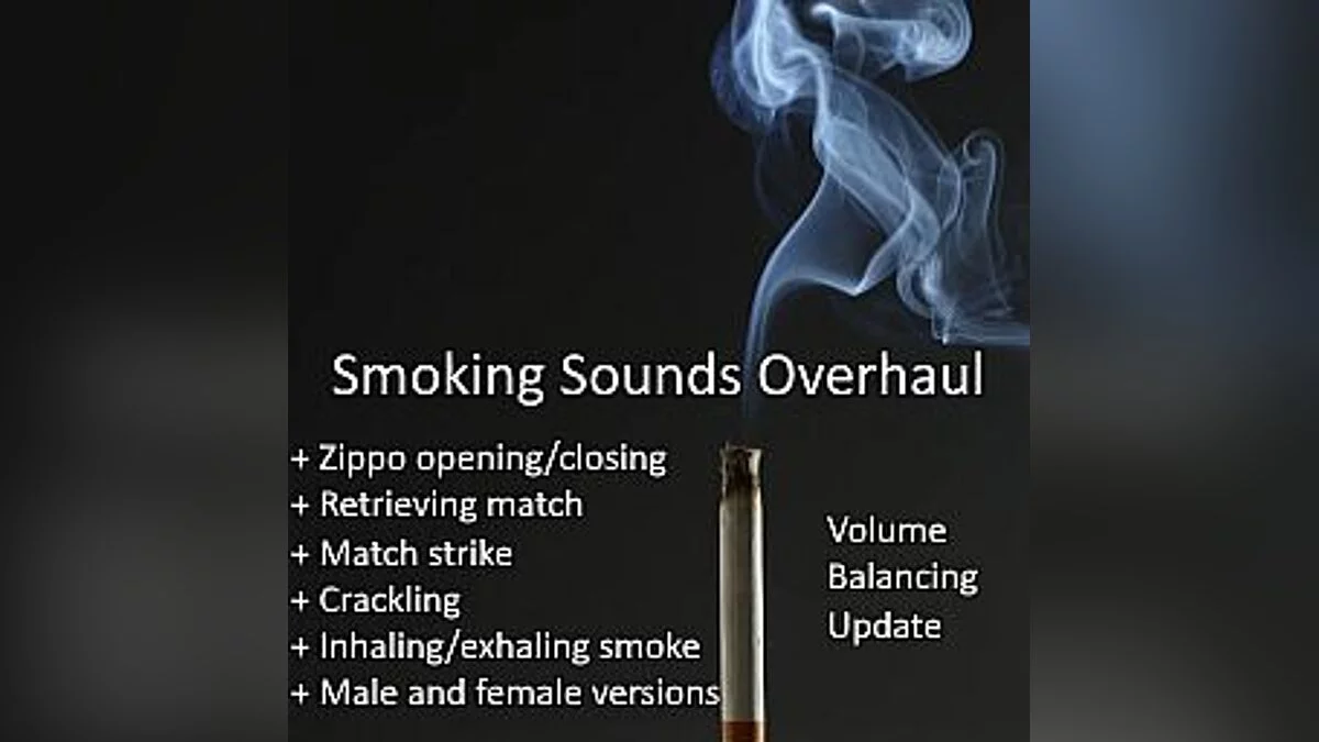 Project Zomboid — Улучшение звуков курения