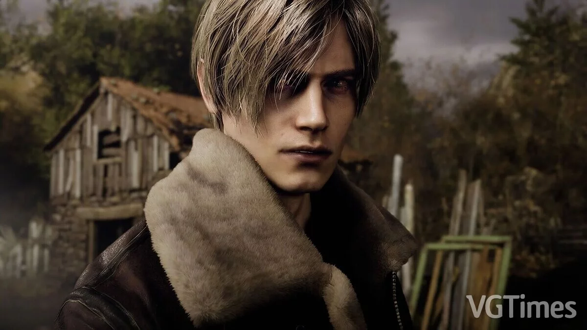 Лицо Леона из игры RE4 remake