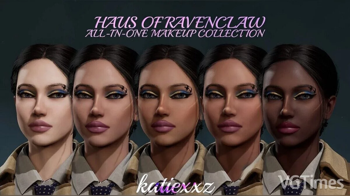 Hogwarts Legacy — Тематический макияж Когтеврана