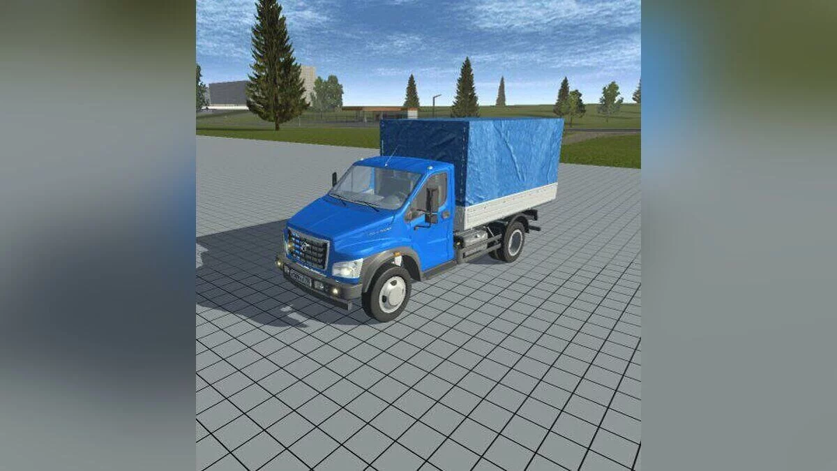 Simple Car Crash Physics Sim — Газон Next с крытым кузовом