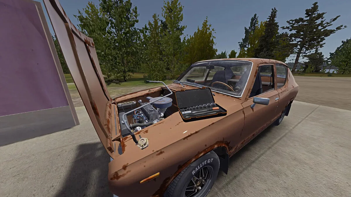 My Summer Car — Part Inspector — отображение износа деталей автомобиля