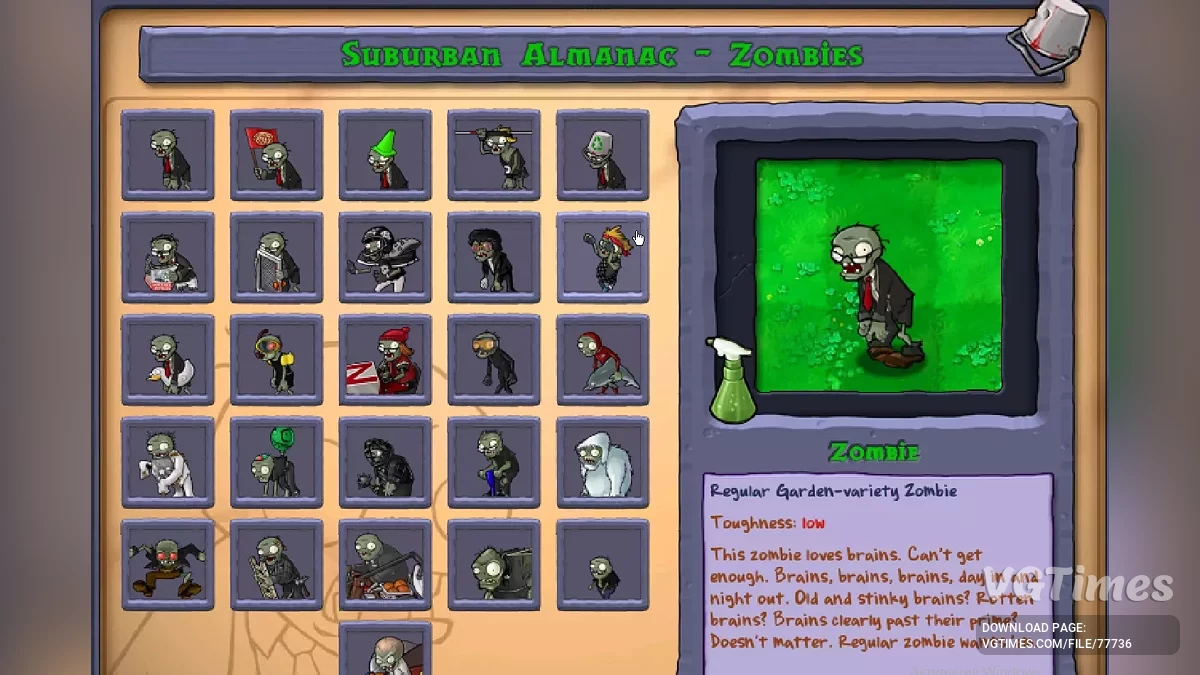 Plants vs. Zombies — Хардкорный мод с очень быстрым появлением зомби