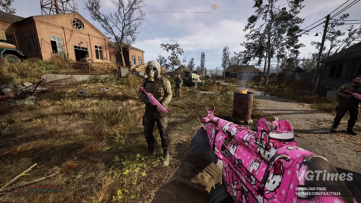 MP5 в раскраске Hello Kitty