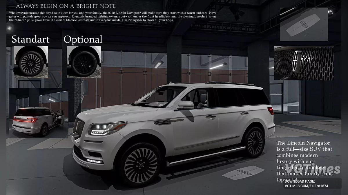 BeamNG.drive — Lincoln Navigator (Cherv) v1.0 (0.34.x)