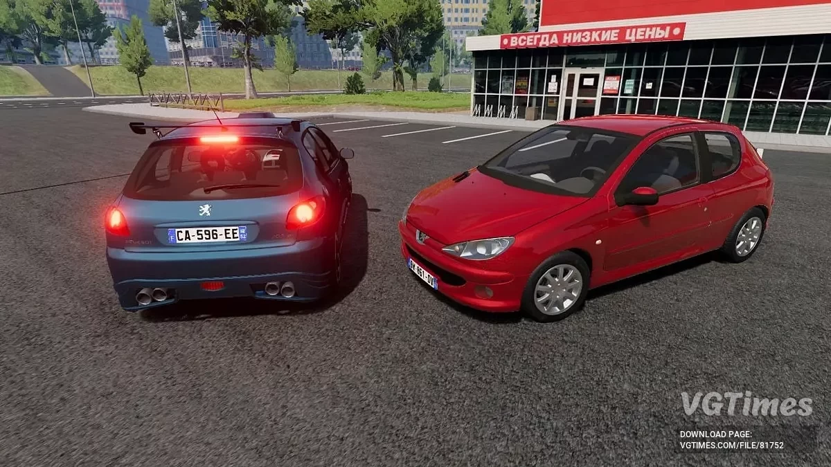 BeamNG.drive — Peugeot 206 Pack v1.2 (0.34.x)
