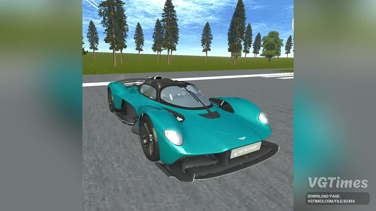 Simple Car Crash Physics Sim — Aston Valkyrie Pack