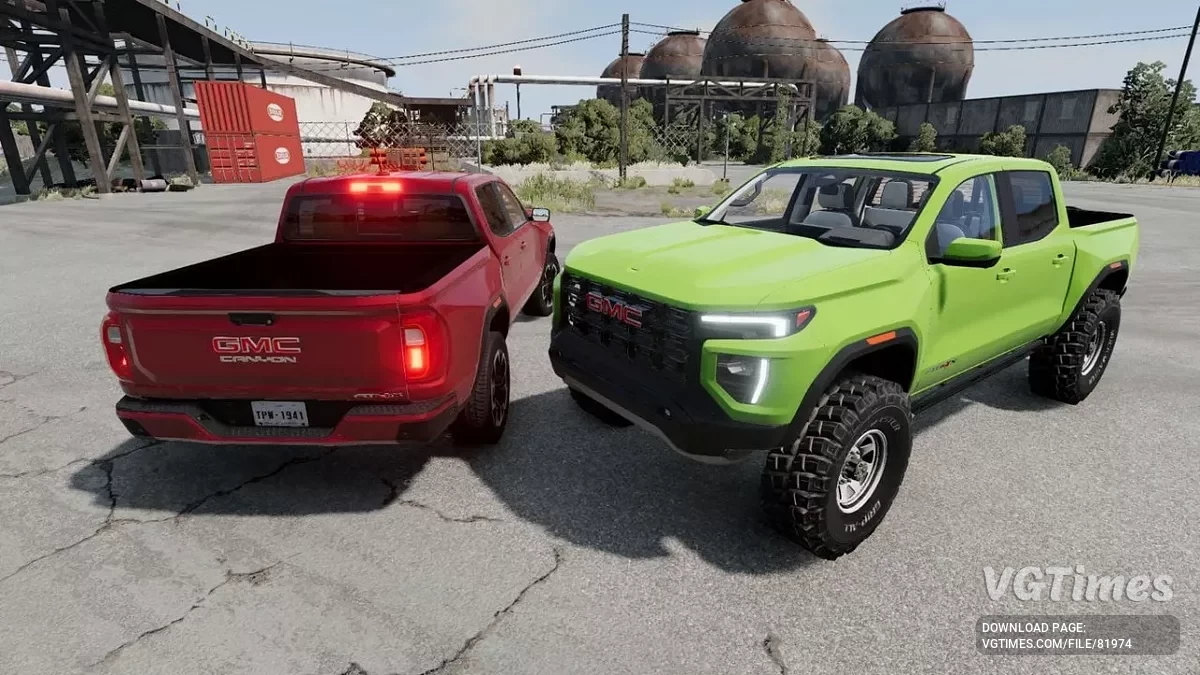 BeamNG.drive — GMC Canyon 2025 (W/Airbags) v1.5 (0.35.x)