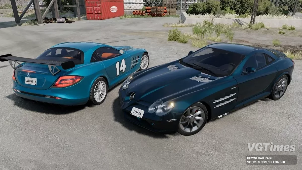 BeamNG.drive — Mercedes SLR (Lux) v1.0 (0.35.x)