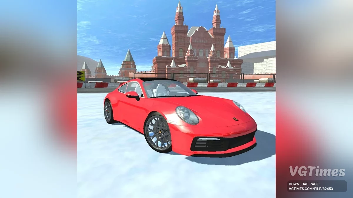 Simple Car Crash Physics Sim — Porsche 911(992)