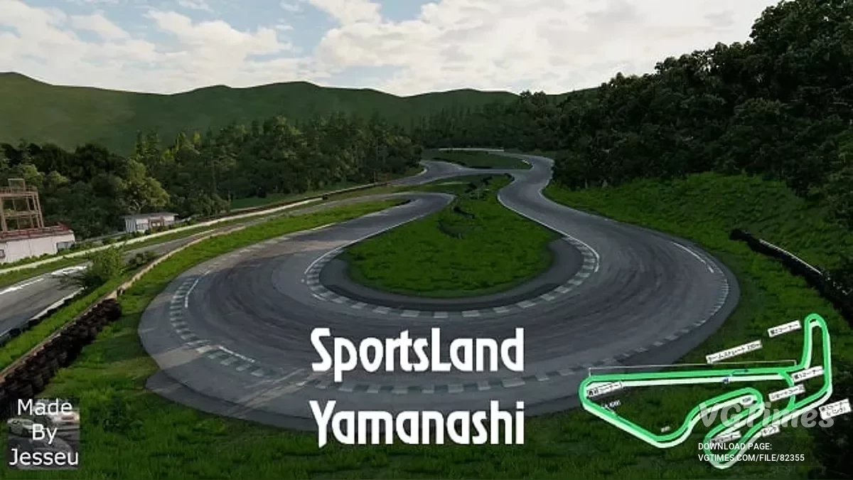 BeamNG.drive — Sportsland Yamanashi v1.0 (0.35.x)
