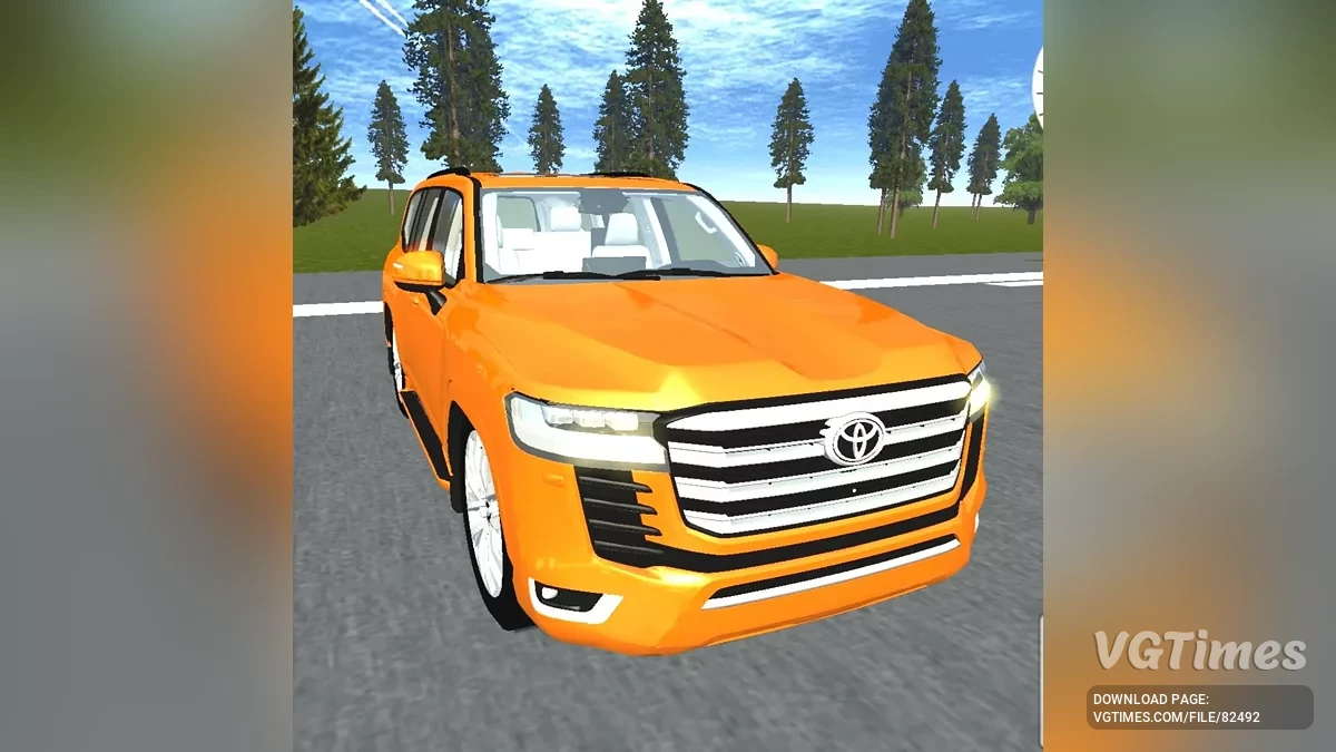 Simple Car Crash Physics Sim — Toyota Land Cruiser 300