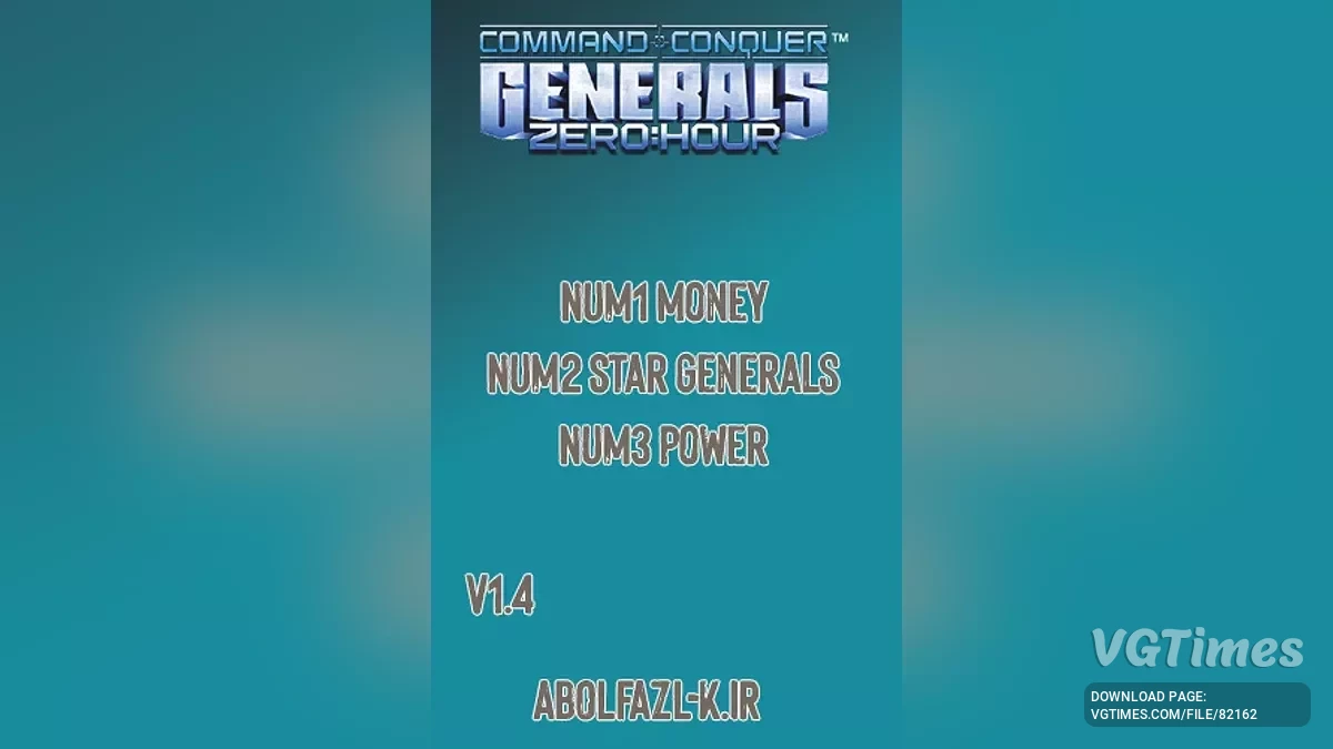 Command &amp; Conquer: Generals - Zero Hour — Трейнер (+3) [1.4]