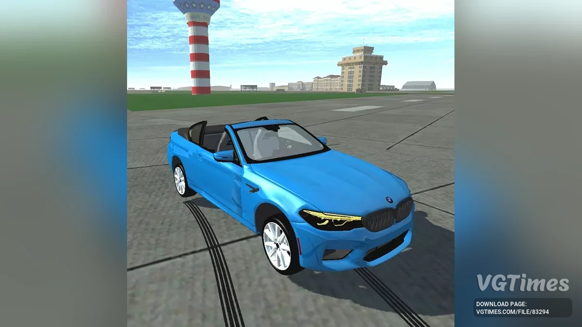 Simple Car Crash Physics Sim — BMW M5 F90 Cabriolet