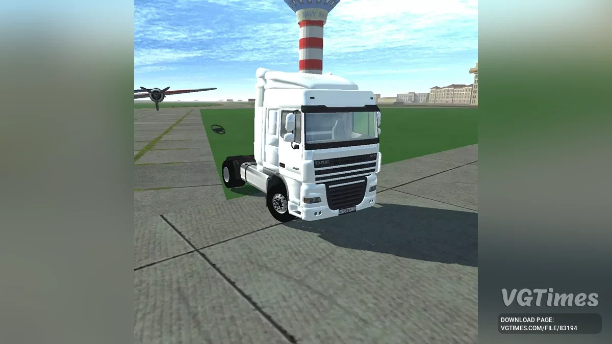 Simple Car Crash Physics Sim — DAF XF 105
