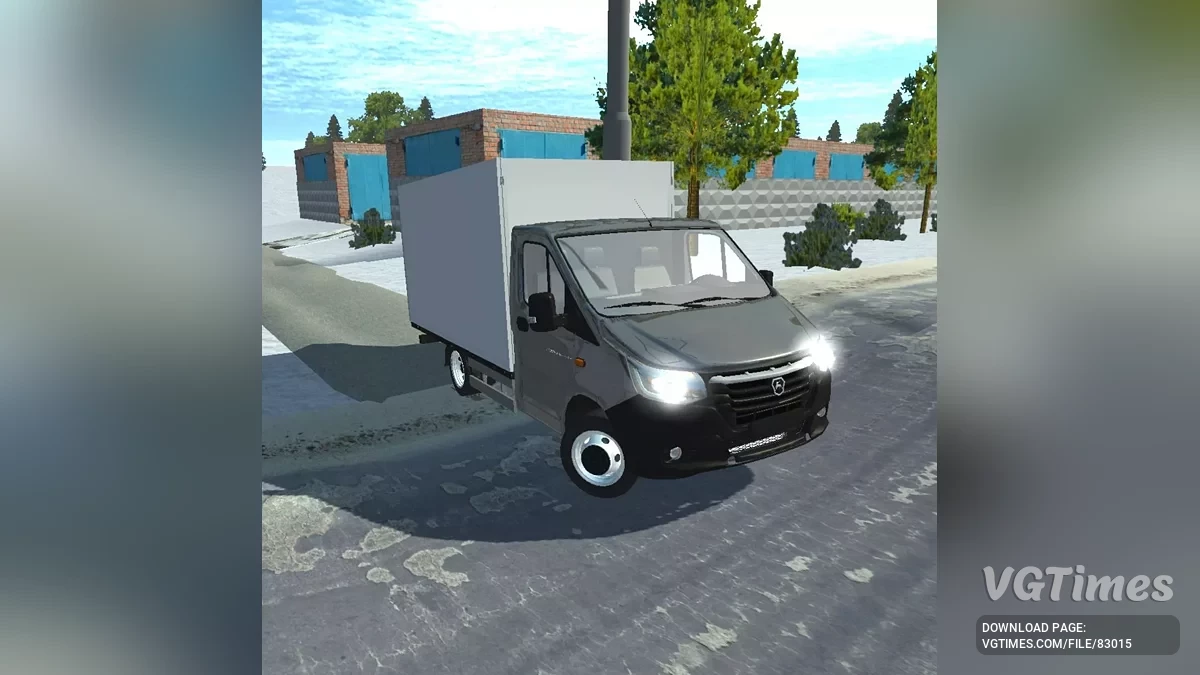 Simple Car Crash Physics Sim — Газель Next грузовая