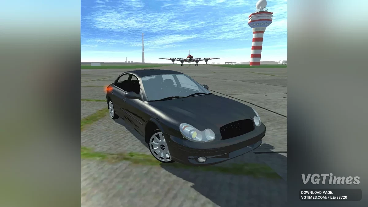 Simple Car Crash Physics Sim — Hyundai sonata 2004
