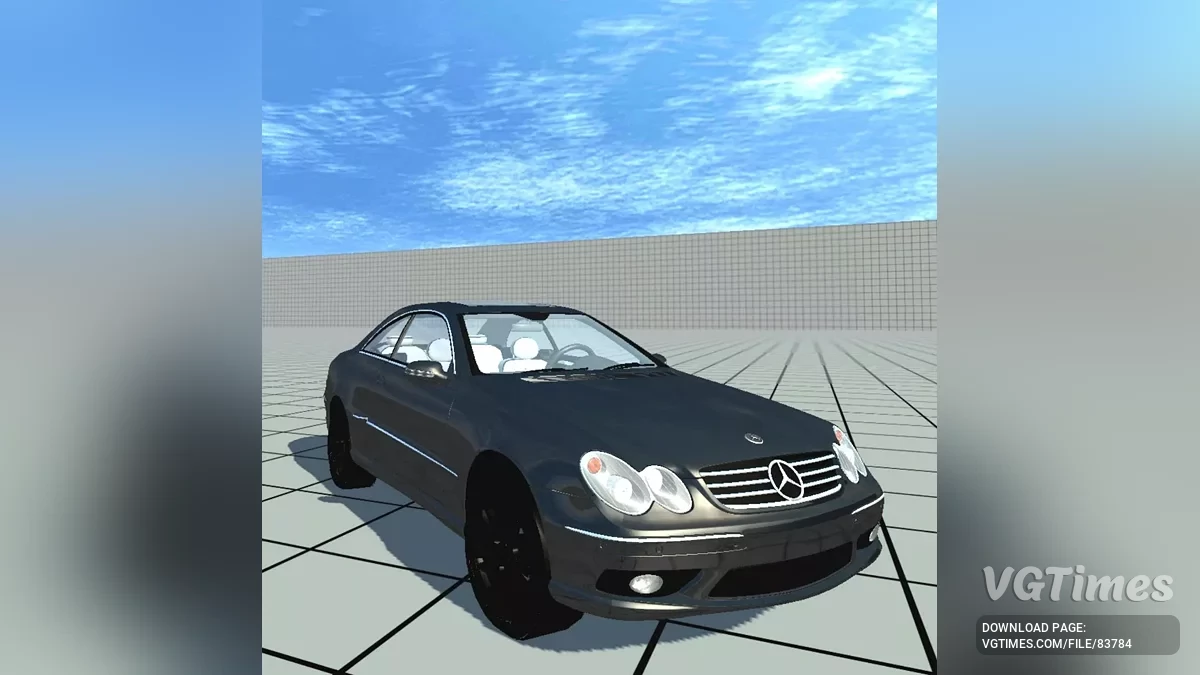 Not Simple Car Crash — Mercedes-Benz CLK 55 AMG