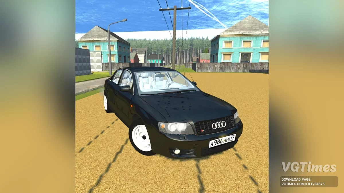 Simple Car Crash Physics Sim — Audi S4 B6