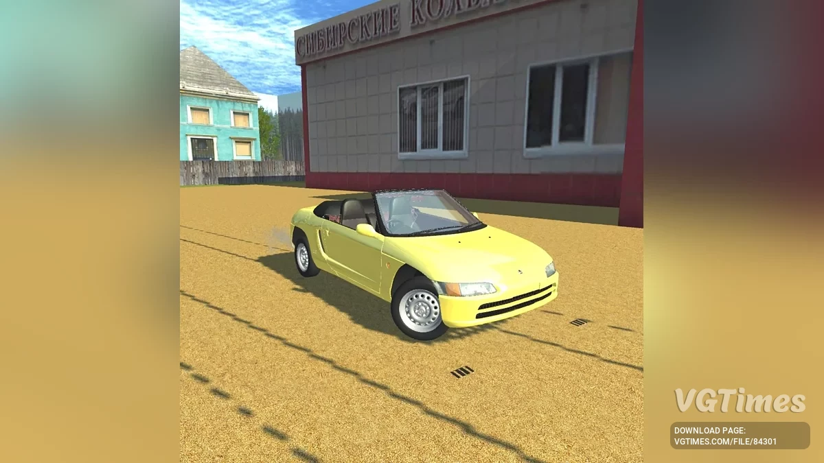 Simple Car Crash Physics Sim — Honda Beat