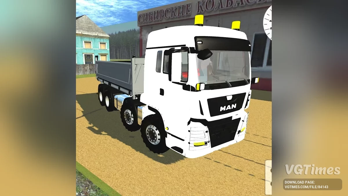 Simple Car Crash Physics Sim — Man TGS 8x4