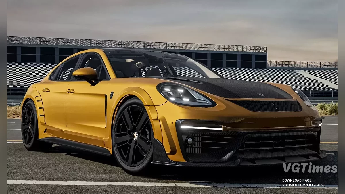 BeamNG.drive — Porsche Panamera (Sedan+Turismo) v1.15 (0.35.x)