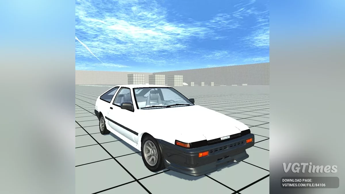 Not Simple Car Crash — Toyota Corolla GT-S (AE86)
