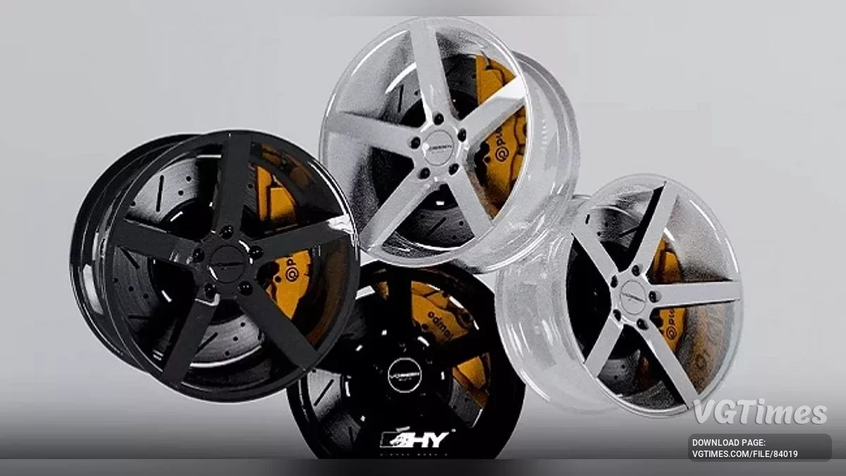 BeamNG.drive — Vossen CV-3 WheelPack v1.0 Update+ (0.35.x)