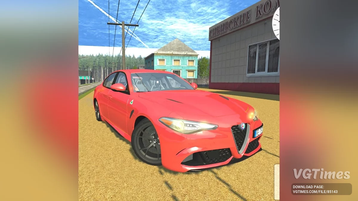 Simple Car Crash Physics Sim — Alfa Romeo Giulia