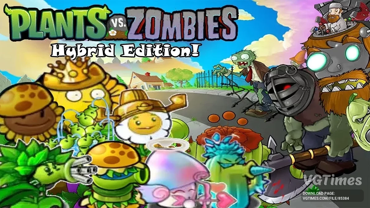 Plants vs. Zombies — Hybridik — гибридные зомби, новые растения и другое [3.9]