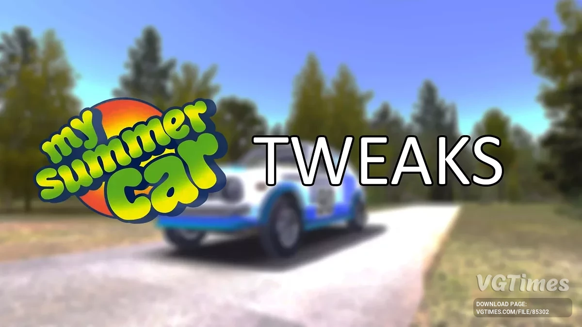 My Summer Car — MSC Tweaks — меню полезных настроек