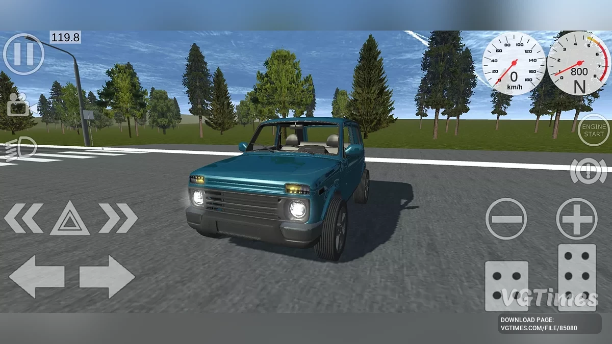 Simple Car Crash Physics Sim — Нива Урбан R21