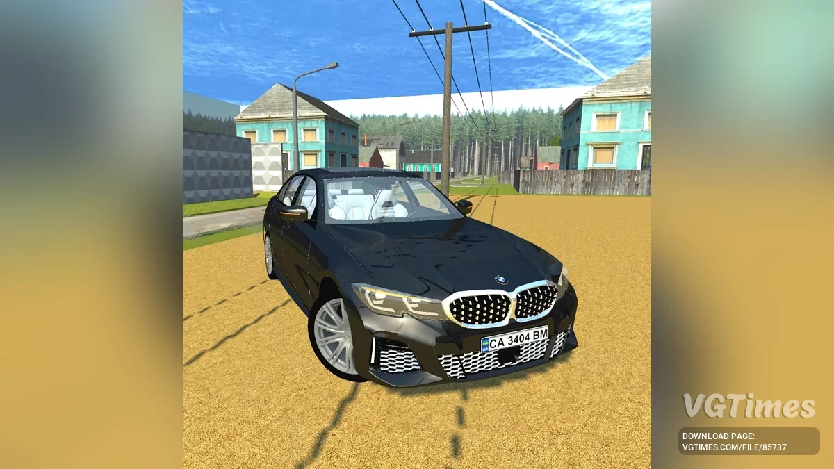 Simple Car Crash Physics Sim — BMW M340i