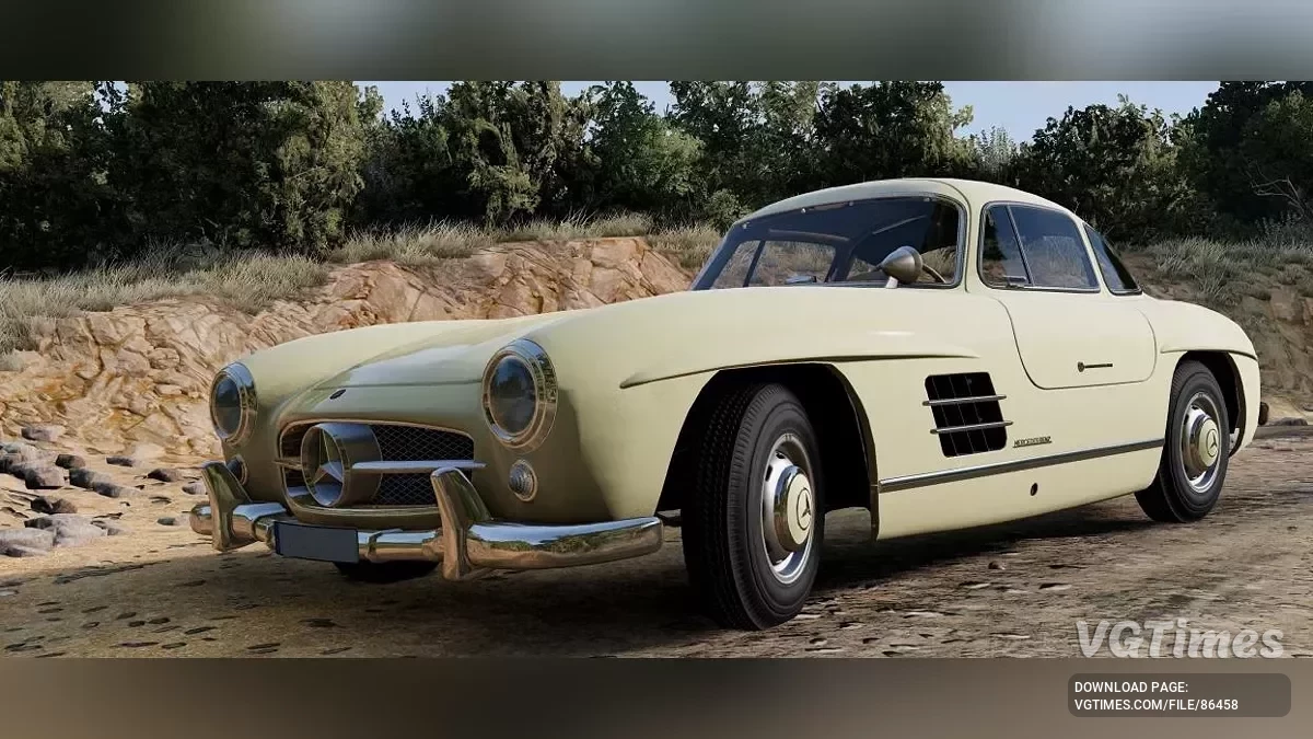BeamNG.drive — Mercedes-Benz 300 SL (1969-1971) v1.1 (0.36.x)
