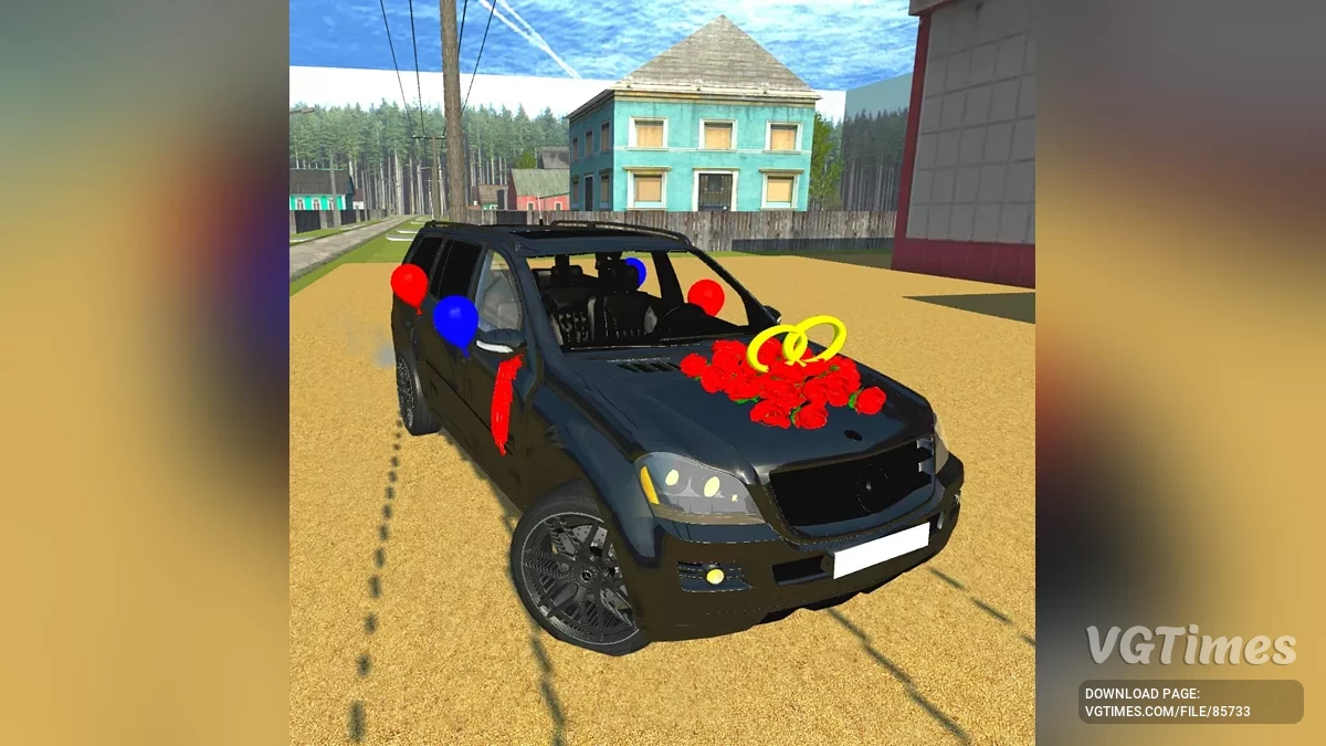 Simple Car Crash Physics Sim — Mercedes-Benz GL AZER-WEDDING