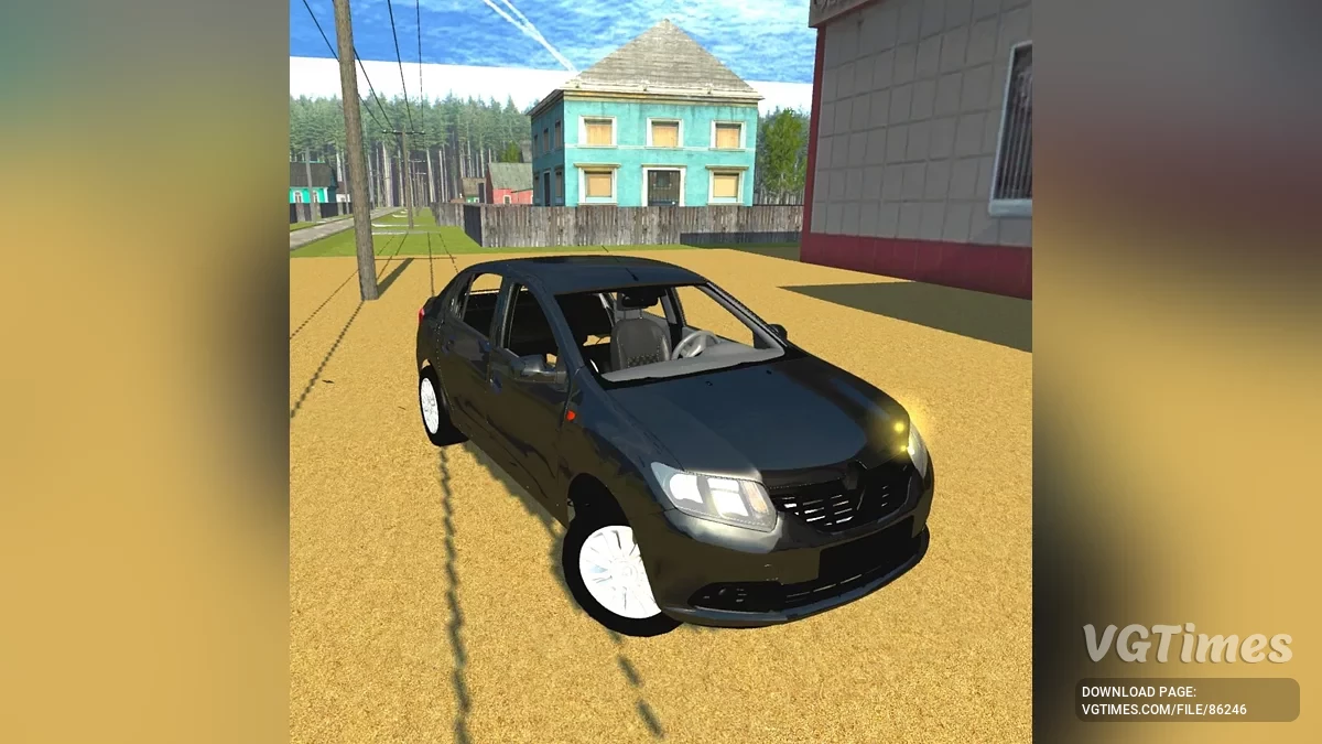 Simple Car Crash Physics Sim — Renault Logan