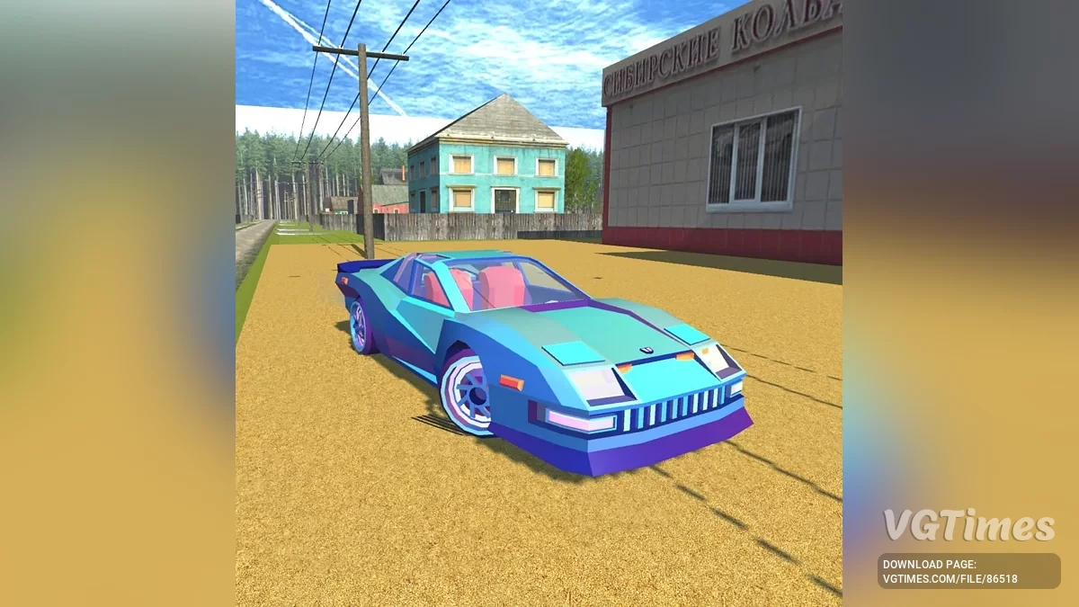 Simple Car Crash Physics Sim — Retro Bit Sport Car