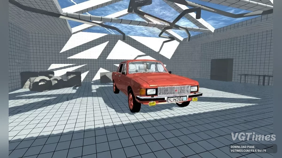 Simple Car Crash Physics Sim — Волга Газ 3102